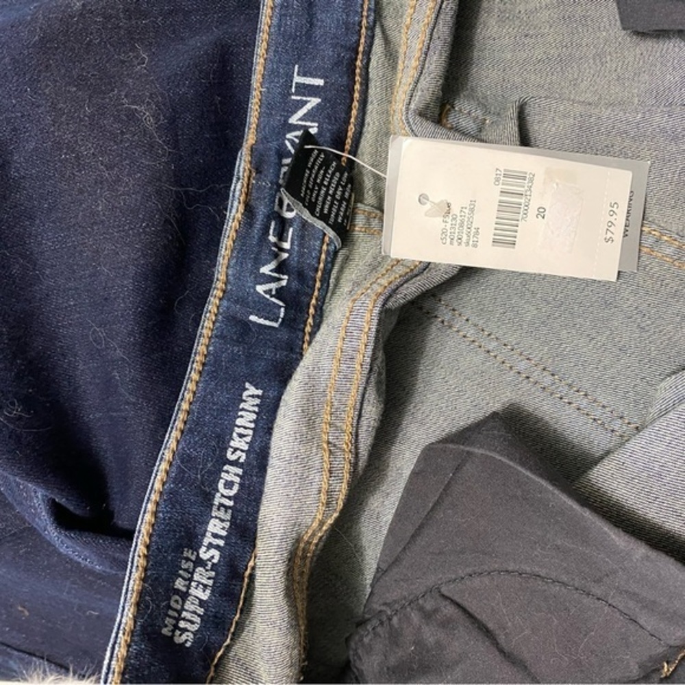 NWT Lane Bryant Super Stretch Skinny Jeans, Size 20 - Picture 2 of 5